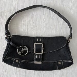 Vintage Y2K XOXO Black Shoulder Bag | Baguette Purse True early-2000s XOXO